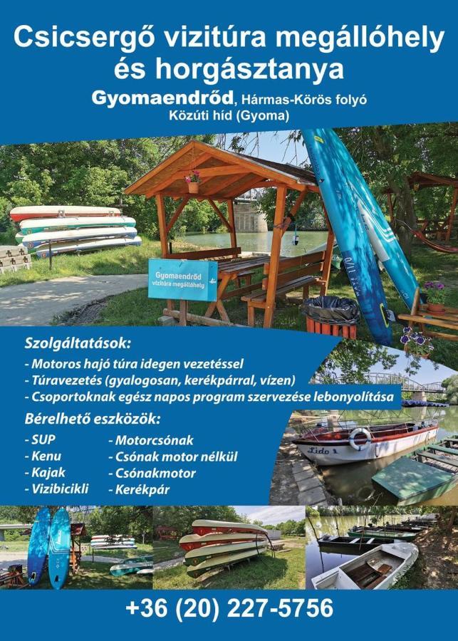 Zsuzsanna Vendeghaz Hotel Gyomaendrod Exterior photo